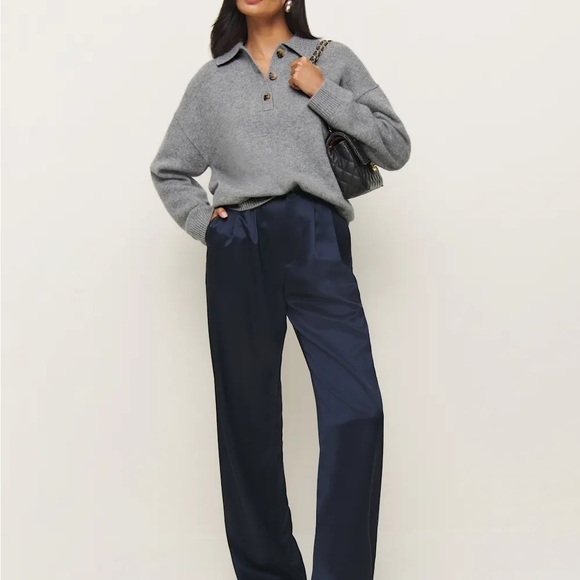 Brooklyn Cashmere Polo Sweater - Picture 3 of 3